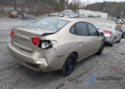 2008 Hyundai Elantra Gls/Se from USA, damaged, VIN KMHDU46DX8U543749